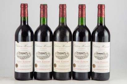 null 5 bottles CHATEAU HOUISSANT 1999 Saint-Estèphe Cru Bourgeois (Levels: 2 base...