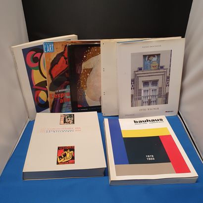 null Ensemble de 7 ouvrages sur l'art allemand de la première partie du XXe, comprenant...