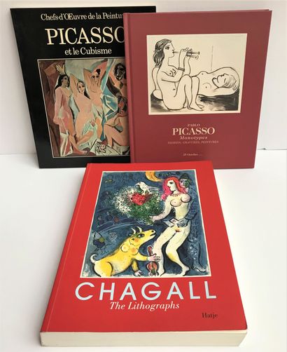 null Ensemble de livres d'Art : 

CHAGALL The Lithographs - La Collection Sorlier...