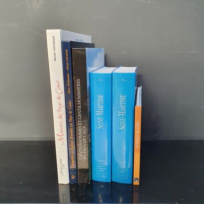 null Ensemble de 6 ouvrages sur le patrimoine normand, comprenant : 

- Le patrimoine...