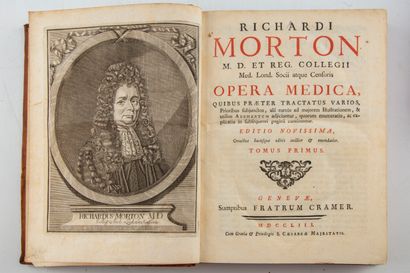 MORTON (Richard). Opera medica, quibus praeter...