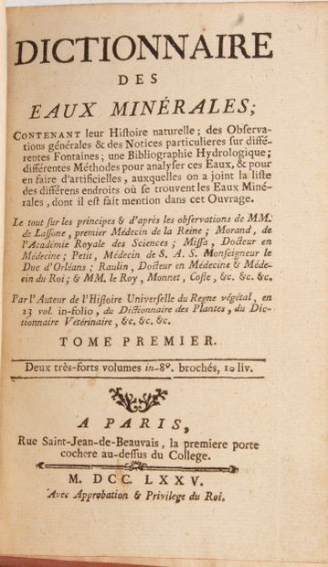 null [Hydrotherapy]. PASCAL (J.). Traité des eaux de Bourbon L'Archambaud, according...