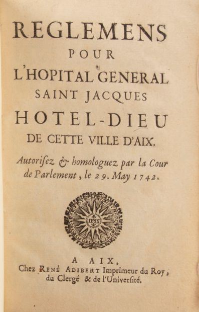 null [Histoire hospitalière]. CONSTITUTIONS (Les) des religieux de la Charité de...