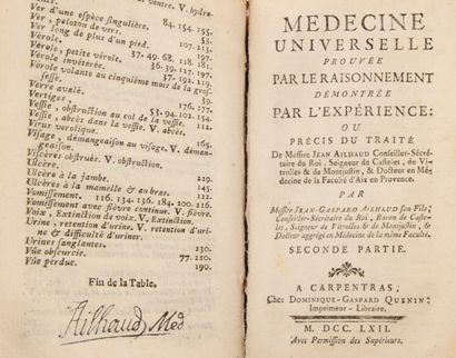 null [Salerno]. ART (L') de conserver sa santé, composé par l'école de Salerne, avec...