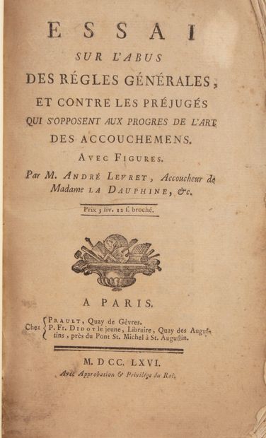 null LEVRET (André). Essay on the abuse of general rules and against the prejudices...