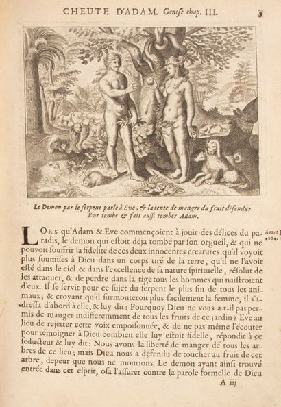 null [Bible illustrée. Français. 1713]. HISTOIRE (L') du Vieux et du Nouveau Testament,...