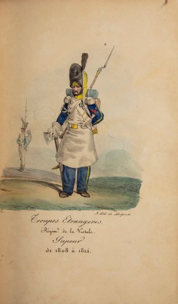 null VERNET & LAMI. Collection des uniformes des armées françaises de 1791 à 1814....