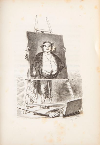 null GAVARNI. Masques et visages. Paris, Paulin et Lechevalier, 1857, in-8, 248 pp.,...