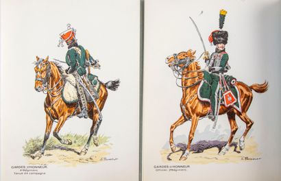 null ROUSSELOT (Lucien). The cavalrymen of Bonaparte, the Consulate. Representation...