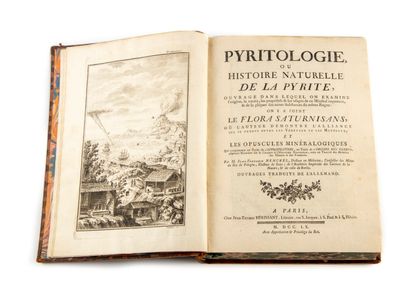 null HENCKEL (Jean-Frédéric). Pyritologie ou histoire naturelle de la Pyrite On y...