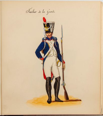 null COLLECTION ALBERT DEPREAUX - SOLDATS DE LA GRANDE ARMÉE. 1807-1808. Vus par...
