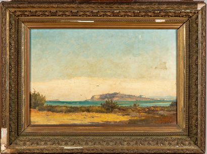 BILL Lina BILL (1855-1936)

Paysage

Huile sur toile signée et datée 1889 en bas...