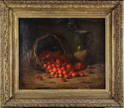 HUBER Léon Charles HUBER (1858-1928)

Nature morte aux fraises des bois

Huile sur...