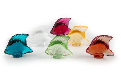 LALIQUE LALIQUE - France

Six poissons de la Collection Aquarium en cristal de multiple...