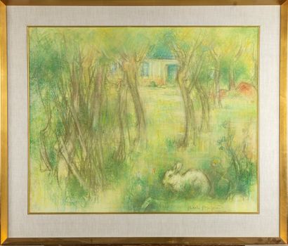 ANGRAND Charles ANGRAND (1854-1926)

Le Lapin dans les sous-bois

Pastel sur papier...
