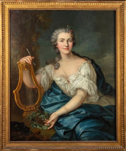 DUPONT Attribué à Louis Richard François DUPONT (1734-1765)

Tragédienne

Huile sur...