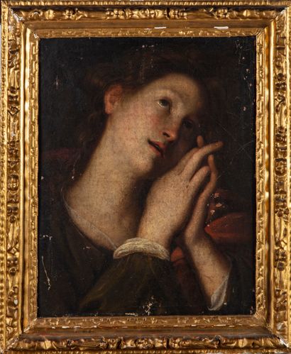 SANTERRE Dans le goût de Jean-Baptiste SANTERRE (1651-1717)

Portrait de femme

Huile...