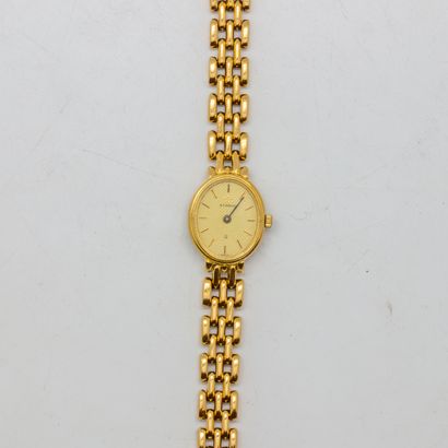 ETERNA MAISON ETERNA 
Ladies' watch in yellow gold with oval dial 
Gross weight:...