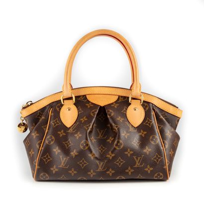 VUITTON LOUIS VUITTON 
Bag model "Tivoli" PM in monogrammed canvas in natural leather,...
