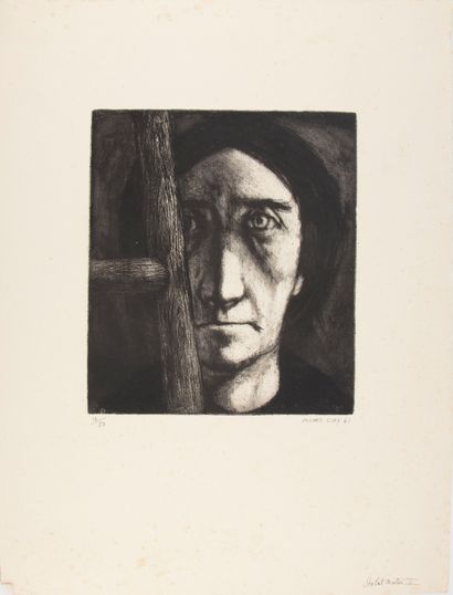 CIRY Michel CIRY (1919-2018)

Portrait de femme 

Gravure, signé, daté "61" et numéroté...