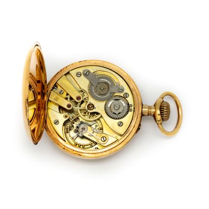 MERMOD Frères House of MERMOD FRERES

Yellow gold pocket watch with double bowl

Carries...