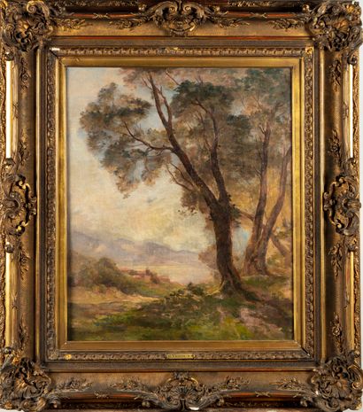RAYMOND VERDUN Raymond VERDUN (1873-1954)

The undergrowth 

Oil on canvas, signed...