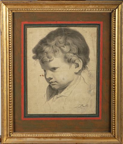 ECOLE FRANÇAISE DU XIXe french school of the 19th century 
Portrait of a young boy...