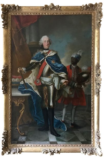 ÉCOLE ALLEMANDE du XVIIIè GERMAN SCHOOL of the 18th century 

Portrait of H.S.H....
