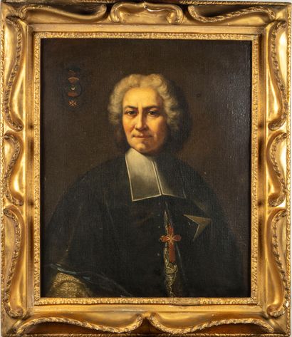 Ecole française du XVIIIè ECOLE FRANCAISE du XVIIIe 

Portrait de Antoine Denis de...