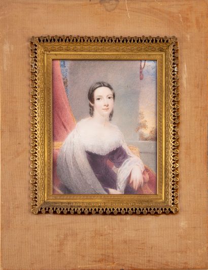 ECOLE FRANÇAISE DU XIXe FRENCH SCHOOL of the 19th century 

Portrait of a woman,...