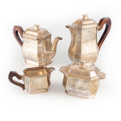 TETARD TETARD Brothers

Silver tea and coffee set with wooden handles, including...