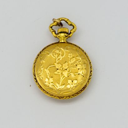 null Yellow gold pocket watch 


Owl hallmark 


Gross weight: 16.92 g.