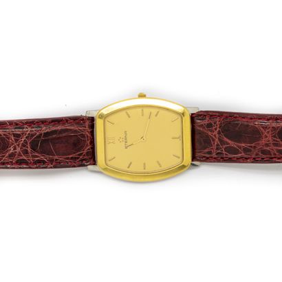 ETERNA 
Wristwatch, gilded metal dial and...
