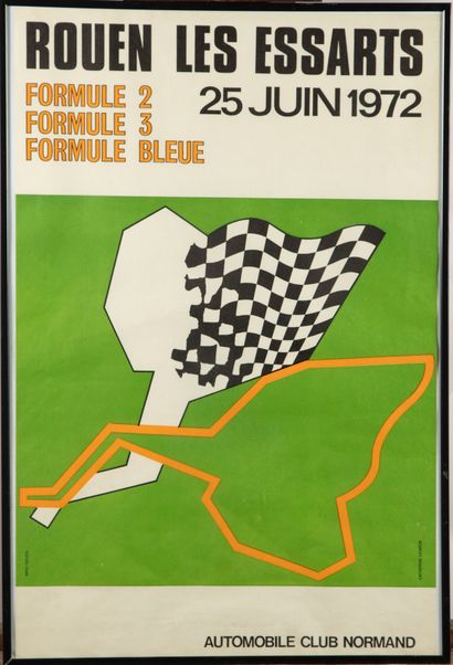 null Trois affiches Rouen Les Essarts, 1972, 1974 et 1989


59 x 39 cm (à vue)