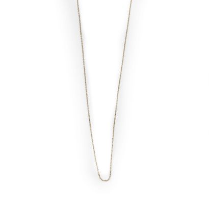 null White gold chain


Weight : 1,8 g.