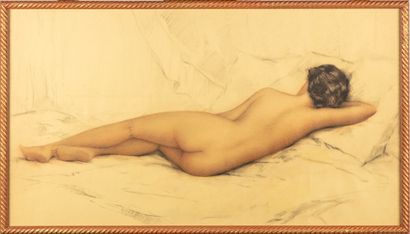 null Leon LAUNAY (1890-1956)

Nu allongé

Pastel et crayon

40 x 70 cm à vue