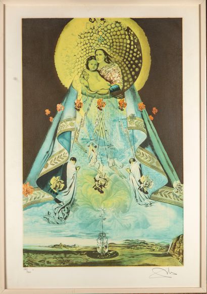 null Salvador DALI (1904-1989)

La Vierge de Guadalupe 

Lithographie, signée en...