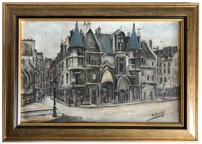 FARGE Pierre FARGE (1878 - 1947)

The hotel of Sens

Oil on canvas

Signed lower...