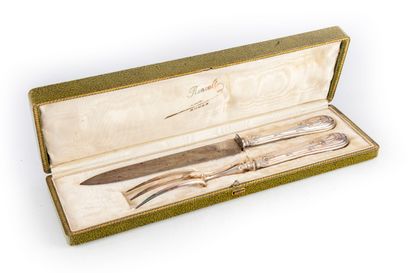 null Cutlery, silver handle stuffed in the Louis XV style

Minerva hallmark

Some...