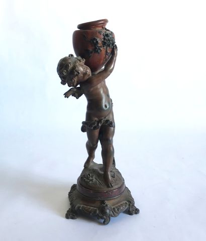 MOREAU After Augustin MOREAU - 19th century

Love holding a jug on the shoulder

Statuette...