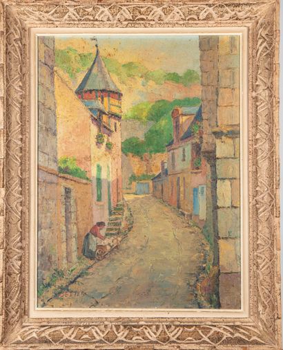 null 20th century FRENCH SCHOOL

Landscape 

Pair of oil on canvas, signed "Setter

61...