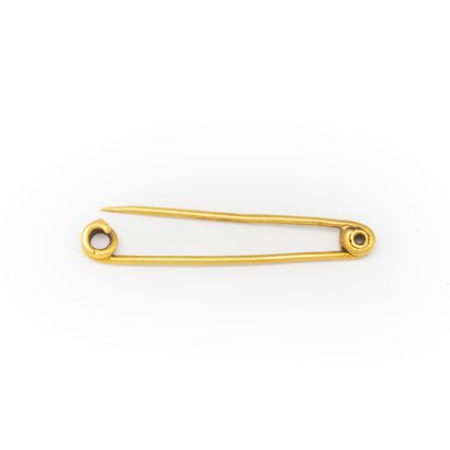 Gold pin 
Weight : 2,1 g.