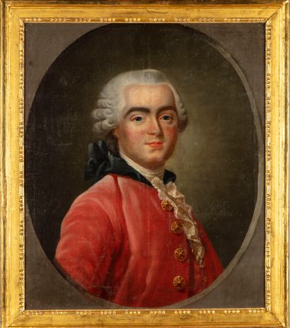 Ecole française du XVIIIè ECOLE FRANCAISE DU XVIIIe 

Portrait d'Homme 

Huile sur...
