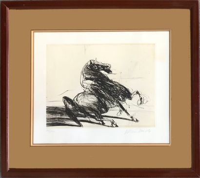 WEISCBUCH Claude WEISBUCH (1927 - 2014 )

Cheval cabré

Lithographie sur papier 

Signée...