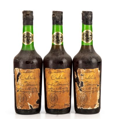 null "3 bouteilles Calvados des Ducs de Normandie (âge inconnu) (70 cl, 42%)

(N....