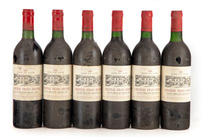 null "12 bottles Château Franc Mayne 1988 1er GC Saint-Emilion

(N. tlb to lb, E....