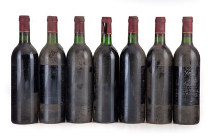 null "13 bouteilles : 8 Château Cantenac Brown 1985 3e GC Margaux, 1 Château Cantenac...