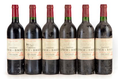 null "12 bouteilles Château Lynch Bages 1990 5e GC Pauillac

(E. la, m)"