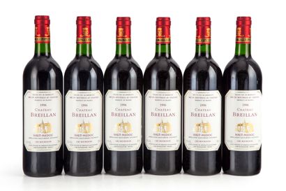 null "12 bottles Château Breillan 1996 Haut-Médoc

(N. tlb)"