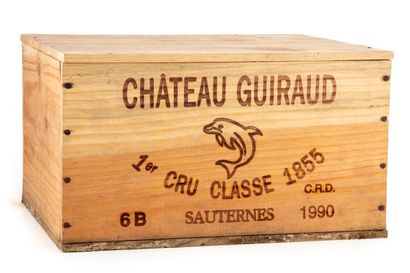 null "6 bouteilles Château Guiraud 1990 1er Cru Supérieur Sauternes

(E. f) (CBO...